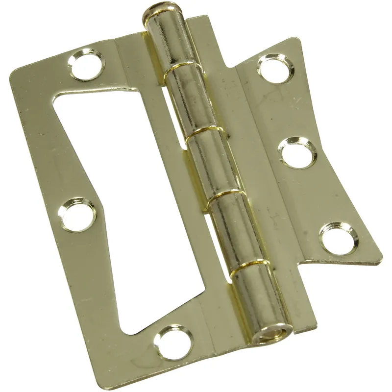 3 In. L Brass Surface-mounted Hinge 2 Pk