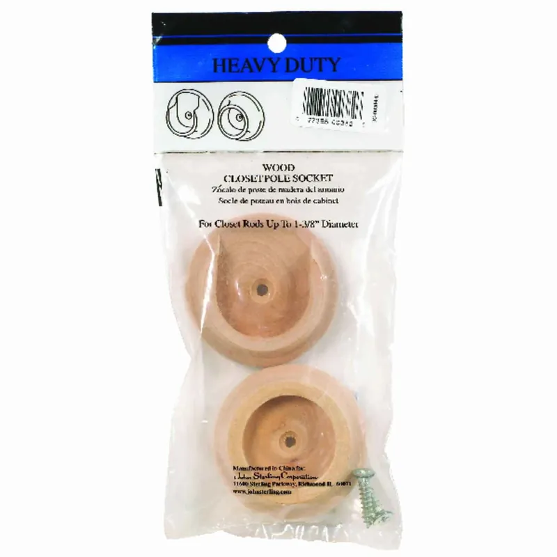 Pro 1-3/8 In. L X 1-3/8 In. D Heavy Duty Oak Wood Rod Socket