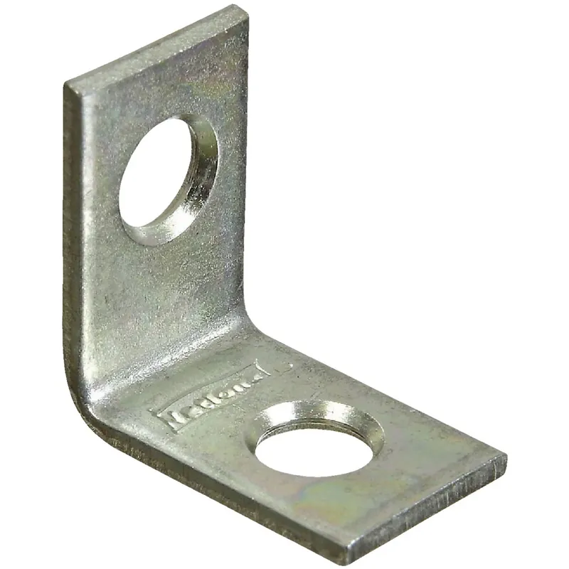 0.75 In. H X 0.5 In. W X 0.07 In. D Zinc-plated Steel Inside Corner Brace
