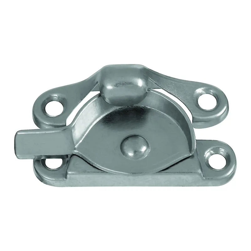 Satin Nickel Silver Die-cast Zinc Sash Lock 1 Pk