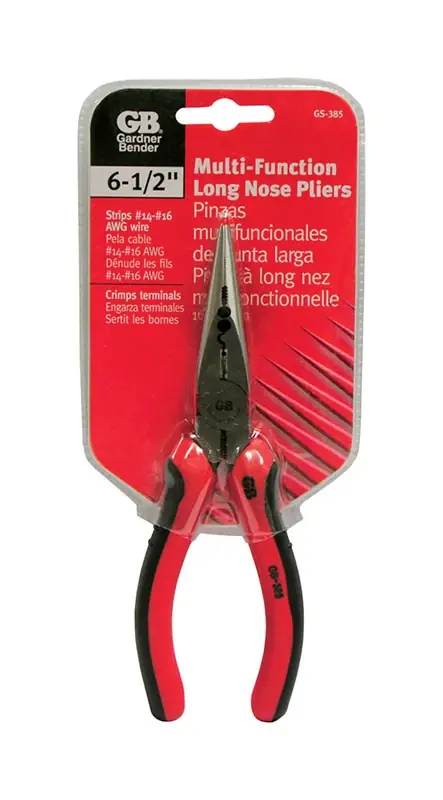 6-1/2 In. Alloy Steel Long Nose Pliers