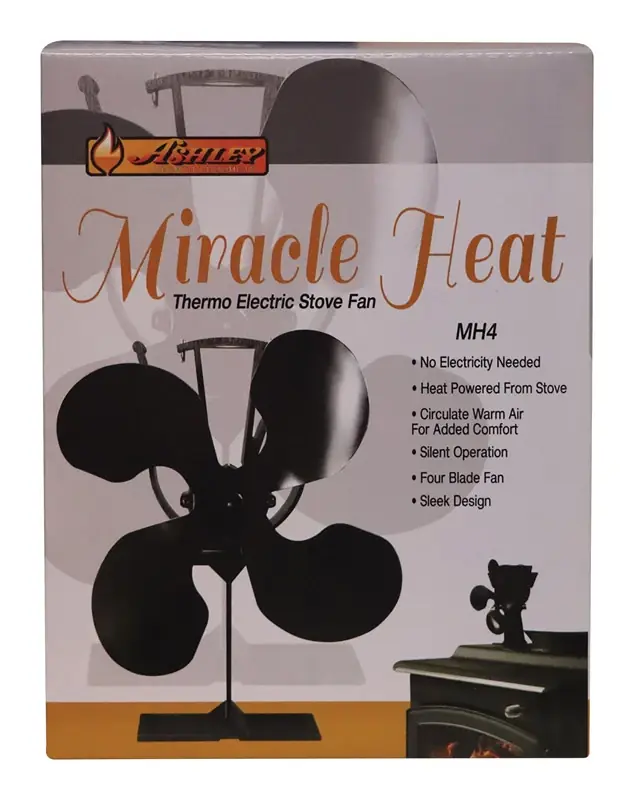 Miracle Heat Thermoelectric Fan, 4 Blades