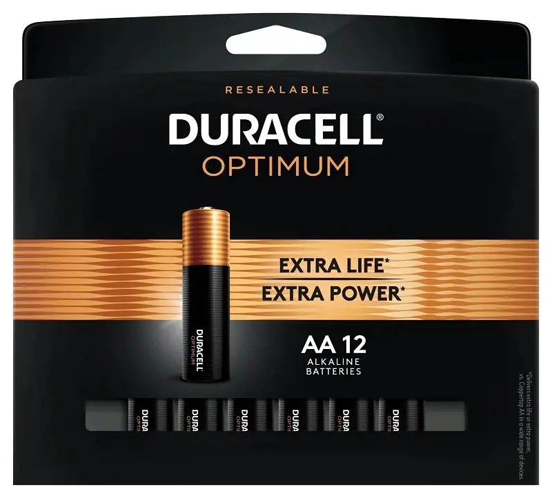 Optimum Aa Alkaline Batteries 12 Pk Carded