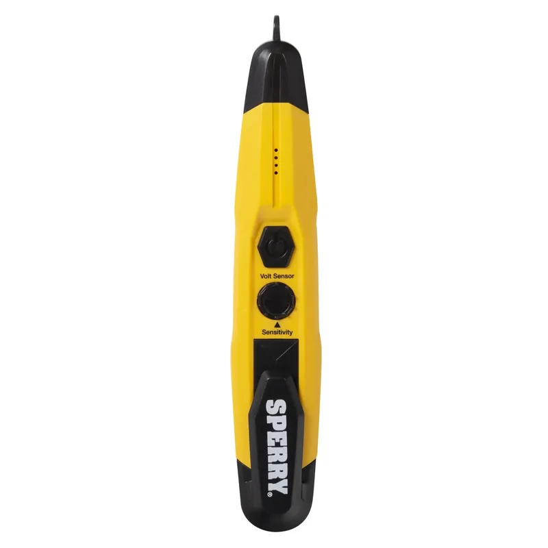 12-1000 Vac Adjustable Non-contact Voltage Detector With Pocket Clip