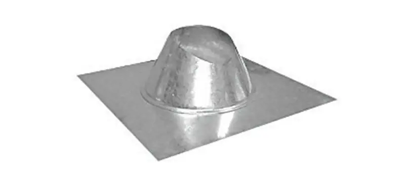 Imperial 6 In. D Galvanized Steel Adjustable Fireplace Roof Flashing