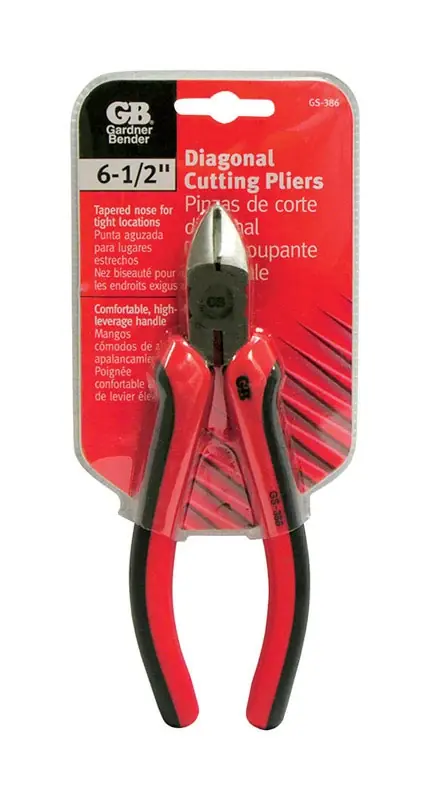 6-1/2 In. Carbon Steel Diagonal Pliers
