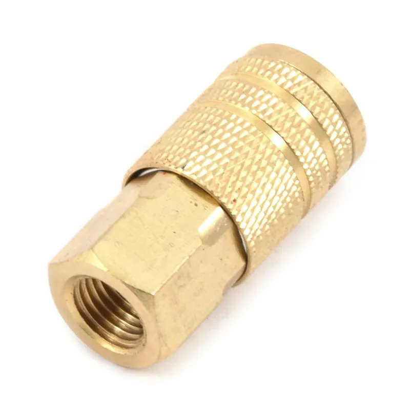 Brass Air Coupler 1/4 In. Female Npt X 1/4 In. Industrial Milton Style