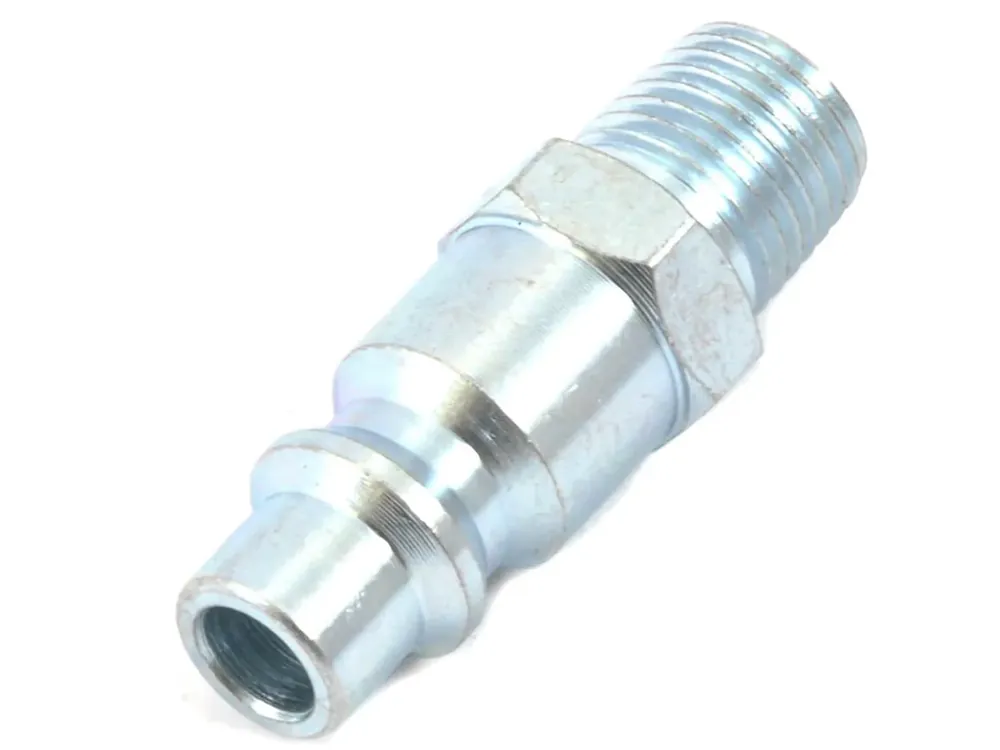 Steel Air Plug 1/4 In. Male Npt X 3/8 In. Industrial Milton Style