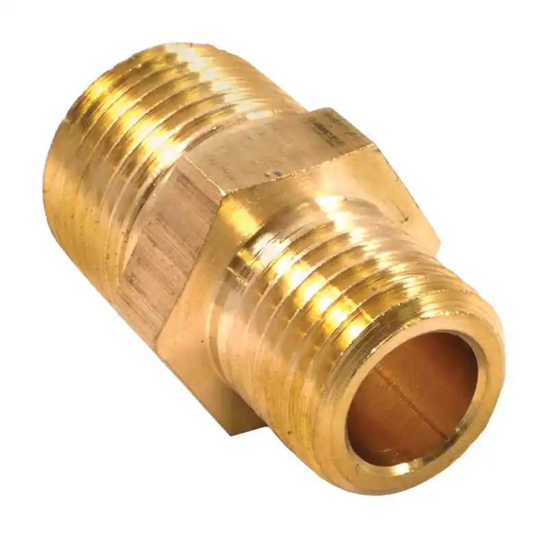3/8 In. Male Npt X 1/4 In. Male Npt Brass Hose Reducer Adapter