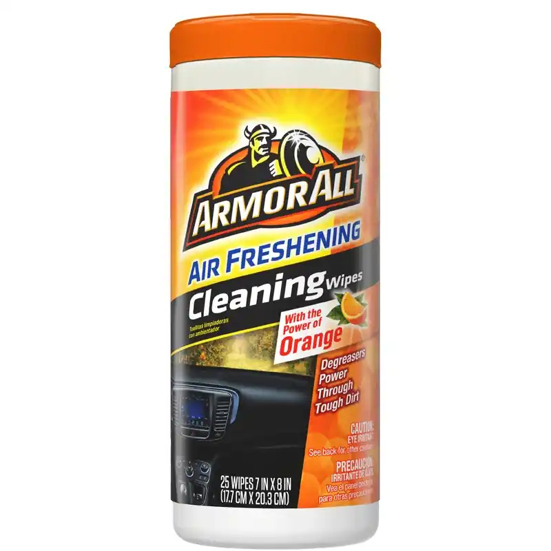 Multi-surface Air Freshening Cleaner Wipes Orange Scent 25 Ct