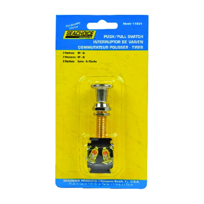 2-position Push-pull Switch 1-25a For 6v & 12v Applications