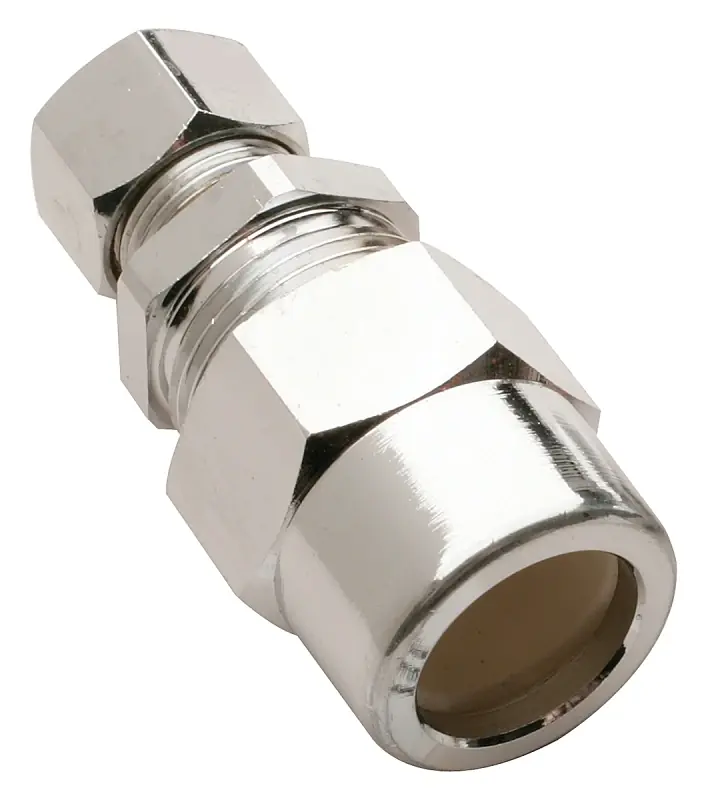1/2 In. Compression X 3/8 In. Cpvc Brass Straight Adapter