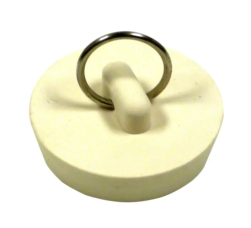 1-3/4 In. White Rubber Sink Stopper