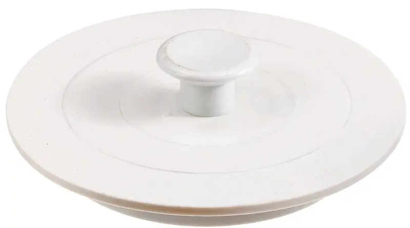 Pp820-15 White Rubber Garbage Disposal Stopper - 6.625 In. Diameter