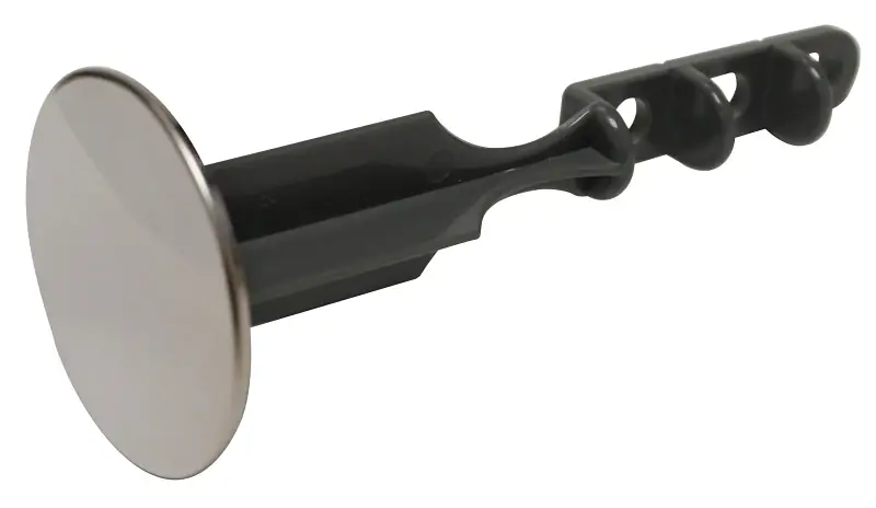 1.25 In. White Stainless Steel Pop Up Stopper For Bathroom Drains