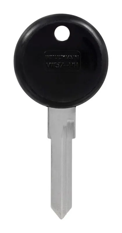 Traditional Key Automotive Key Blank Double For Volkswagen Black/silver