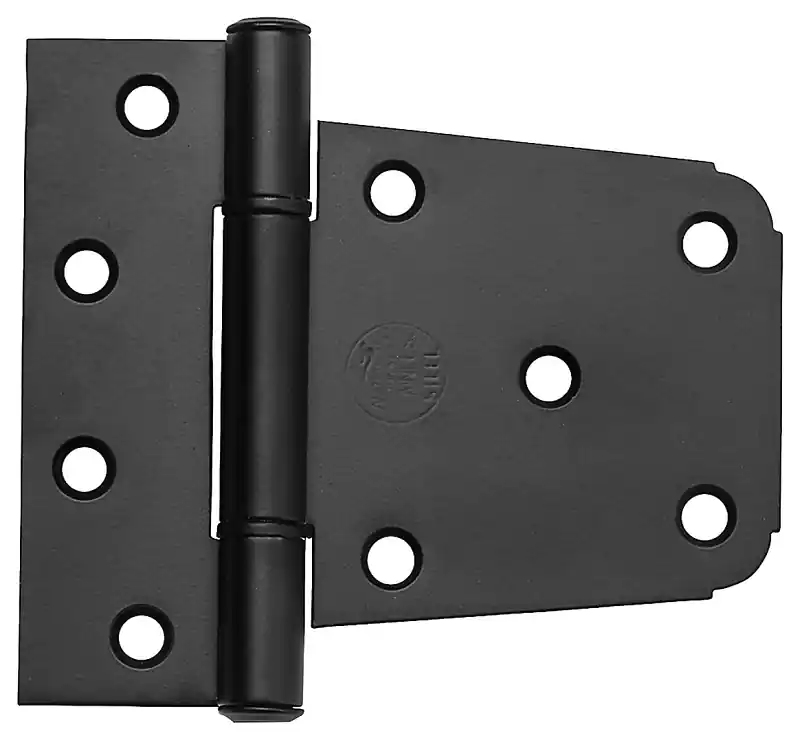 3-1/2 In. L Matte Black Stainless Steel Extra Heavy Gate Hinge 1 Pk