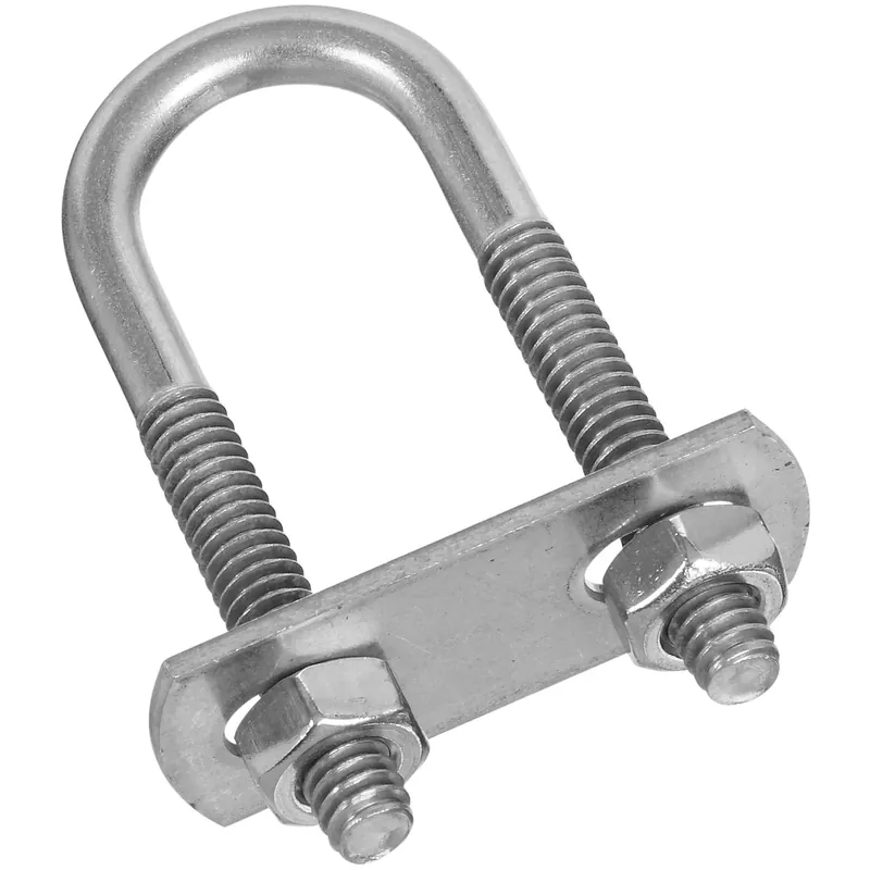 1/4 In. X 3/4 In. W X 2-1/2 In. L Coarse Zinc-plated Stainless Steel U-bolt