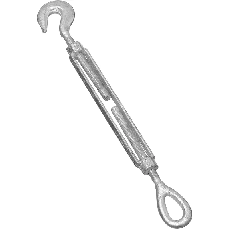 Galvanized Silver Forged Steel 6 In. L Hook/eye Turnbuckle 700 Lb 1 Pk