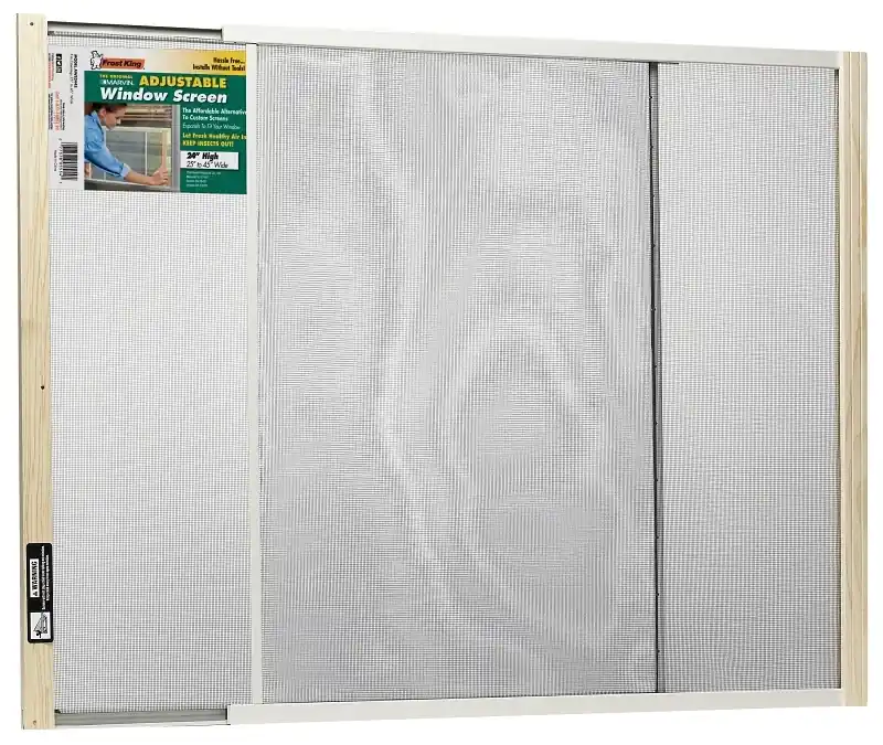 Extension Window Screen, 24 X 25-45 In.