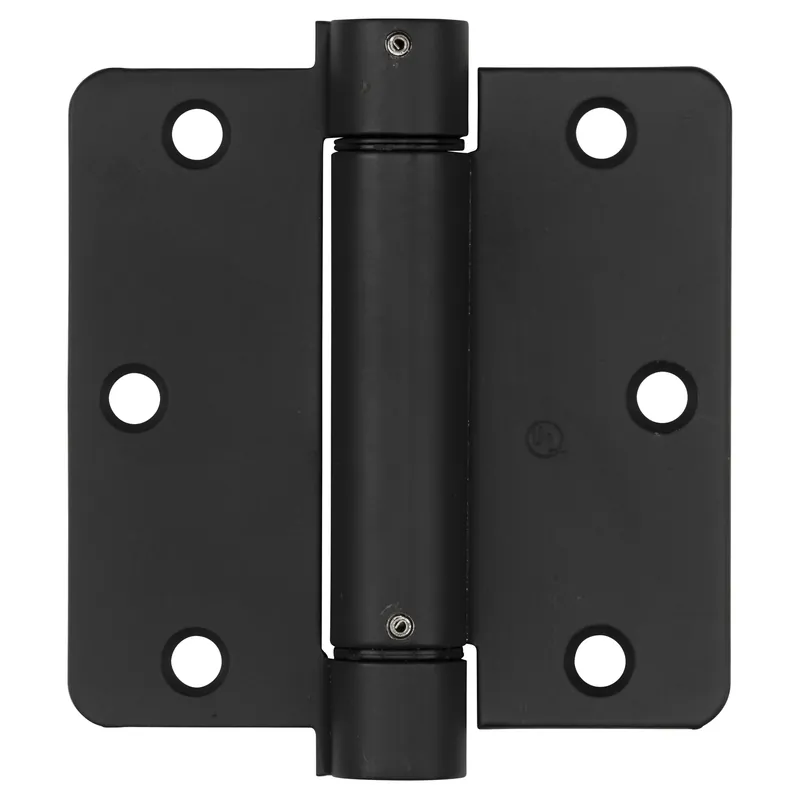 3-1/2 In. L Oil Rubbed Bronze Spring Hinge 1 Pk