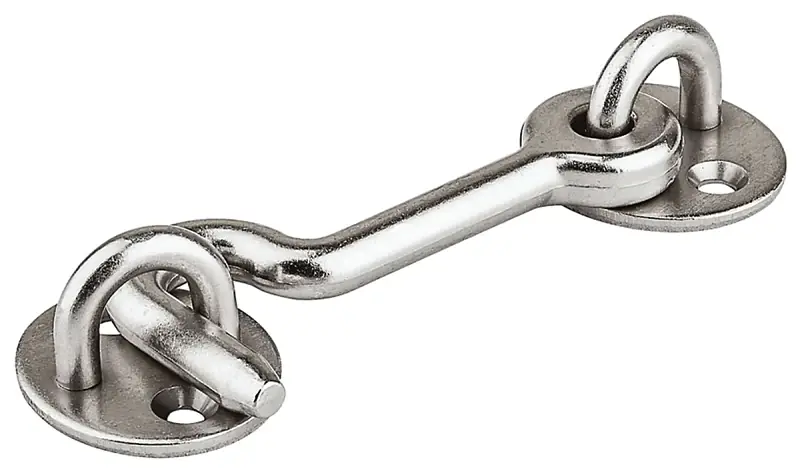 Satin Nickel Silver Steel Door Latch 1 Pk