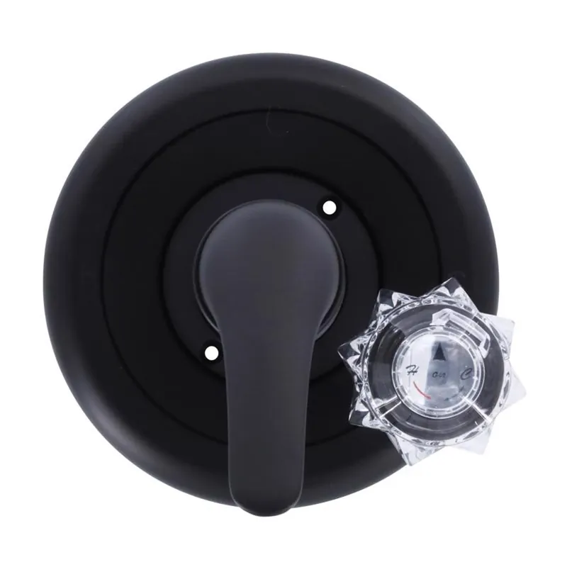 Delta Lever And Knob Tub & Shower Trim Kit, Matte Black, Model 9d00011084