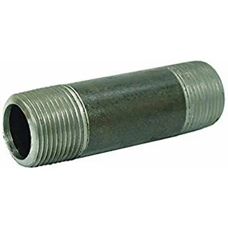 B&k Mueller 1 In. Mpt X 5 In. L Galvanized Steel Pipe Nipple