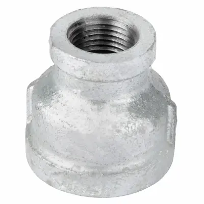 1 X 1/2 In. Galvanized Pipe Reducing Coupling