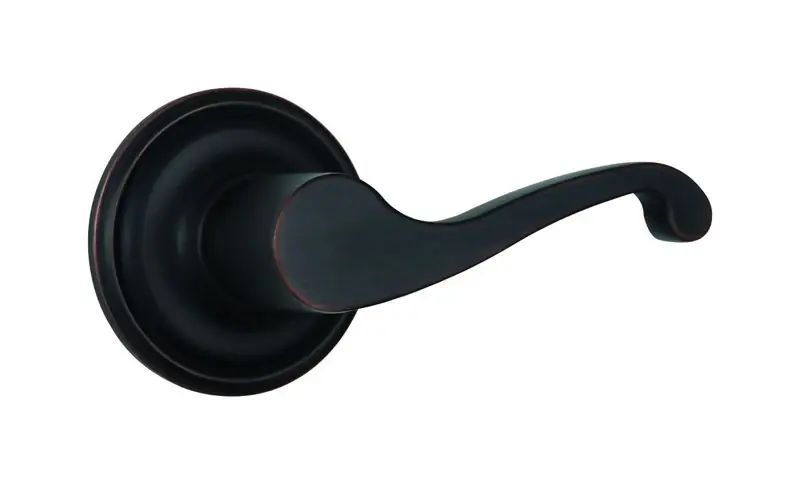 Push Pull Rotate Glenshaw Oil Rubbed Bronze Passage Lever 1.75 In. Ansi Grade 2