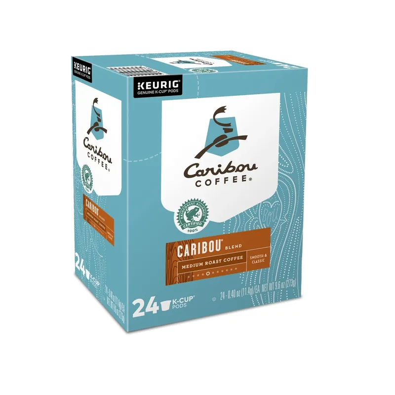 Caribou Medium Roast Coffee K-cups 24 Pk