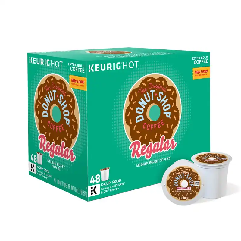Donut Shop Regular Medium Roast Coffee K-cups 48 Pk