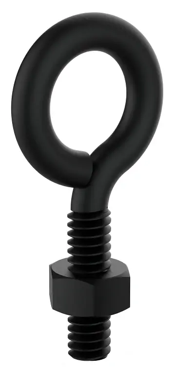 1/4 In. D X 2 In. L Storm Shine Steel Eye Bolt 80 Lb 1 Pk