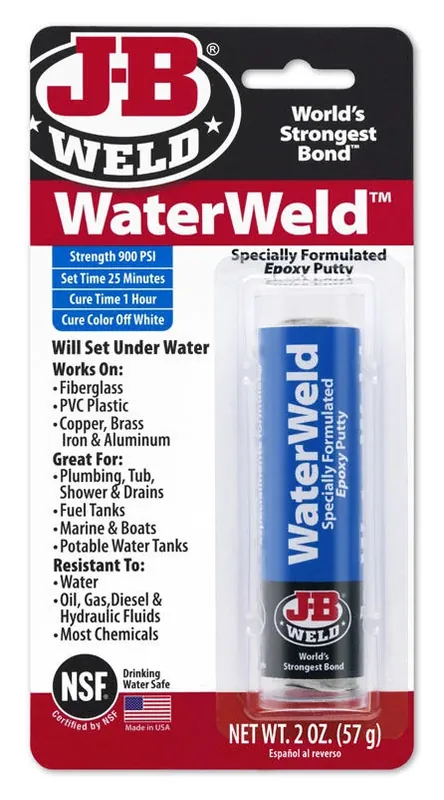 J-b Weld Water Weld Automotive Epoxy Putty 2 Oz