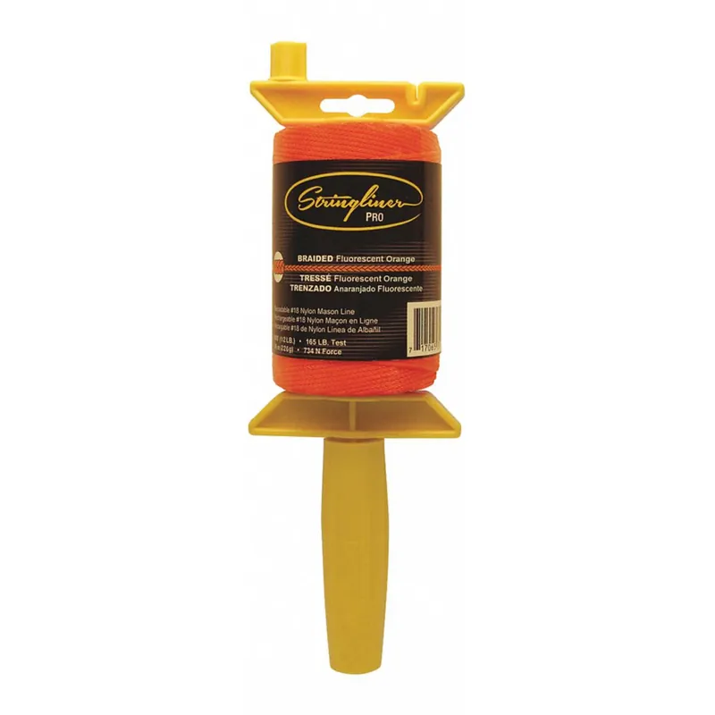 Pro Mason‘s Line 500 Ft. Fluorescent Orange Braided Nylon Reel