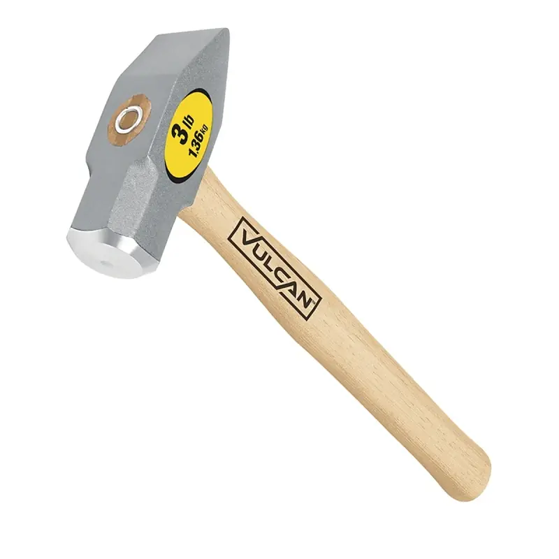 34516 Cross Pein Hammer, 3 Lb Steel Head, 16 In Hickory Wood Handle