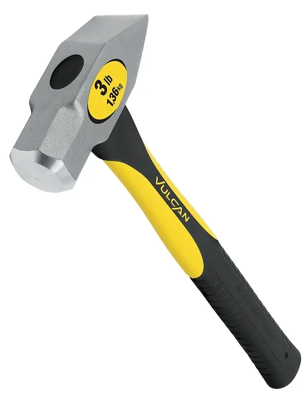 Pro 33703 3 Lb Cross Pein Hammer With Fiberglass Handle