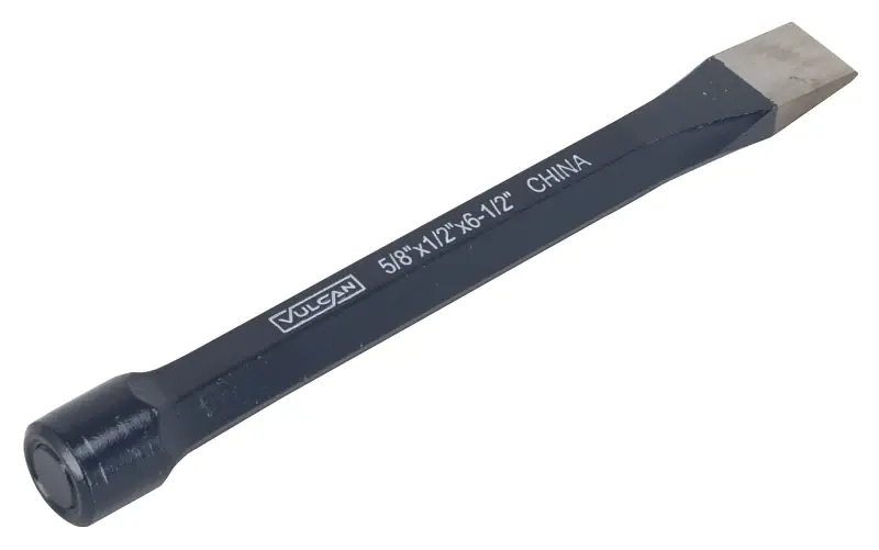 Cold Chisel, 5/8 In Tip, 6-1/2 In Overall Length, Chrome Alloy Steel