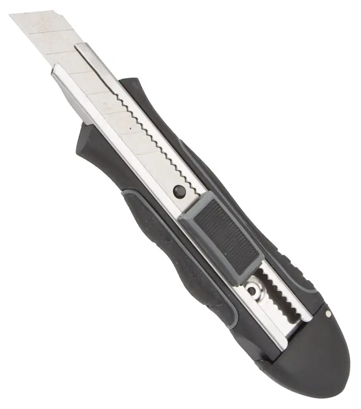 Heavy-duty Utility Knife 18mm Snap-off Blade With Soft Grip Handle
