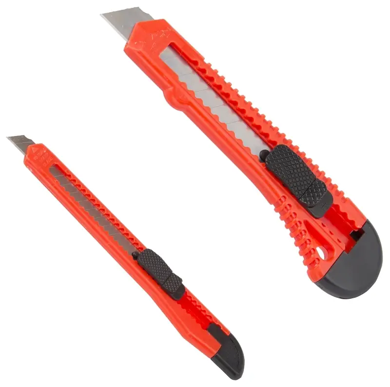 Utility Knife Set With Snap-off Blades - 9mm And 18mm - 2 Pieces
