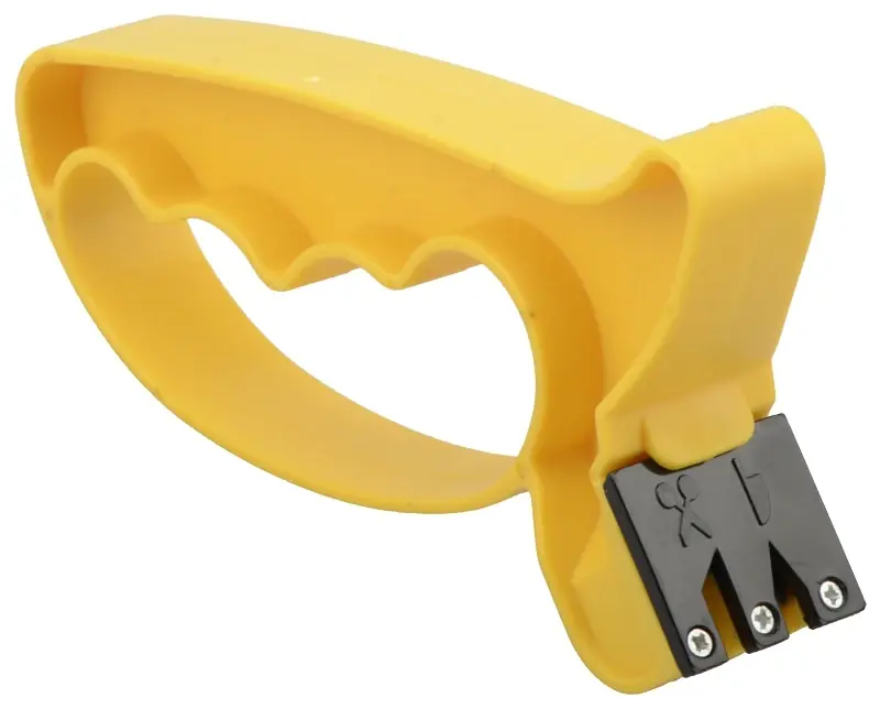 30090 2-in-1 Knife And Scissors Sharpener With Pp Handle