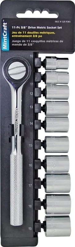 13pc-3m Metric Socket Set