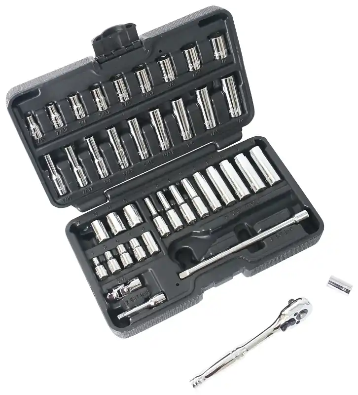 40-piece 1/4-inch Drive Sae/metric Socket Set Ts-402-1/4sa/me