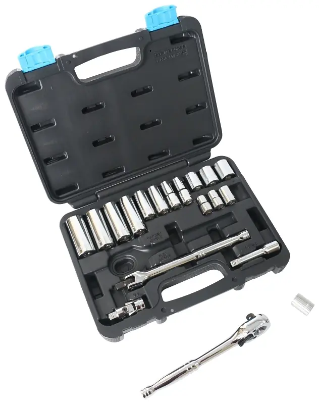 20 Piece 3/8 Inch Drive Metric Socket Set Ts1020-m