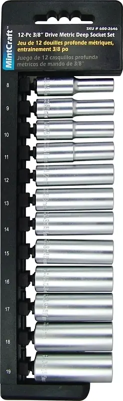 12-piece 3/8-inch Drive Deep Socket Set - Model Ts1012md