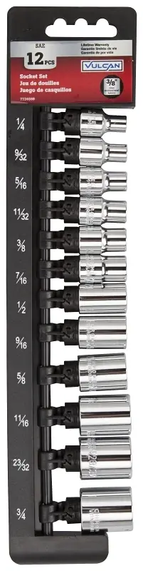 Ts1012s-p 12 Piece 0.38 Driver Socket Set Sae