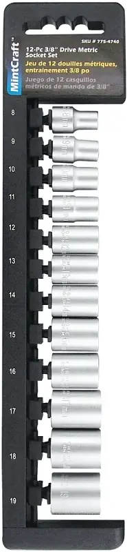 Ts1012m-p 12 Piece 0.38 Driver Metric Socket Set