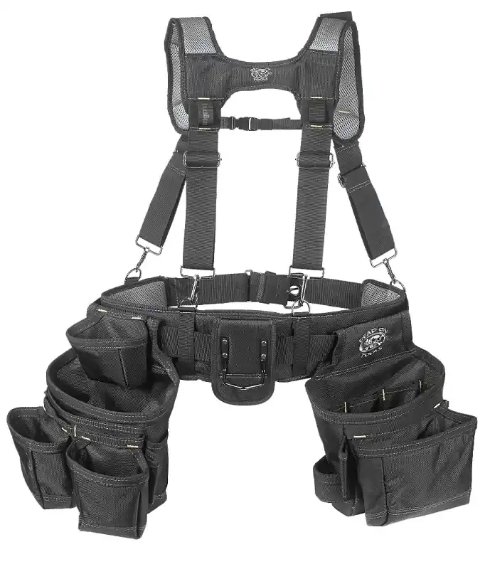 Carpenter‘s Tool Belt With Suspenders
