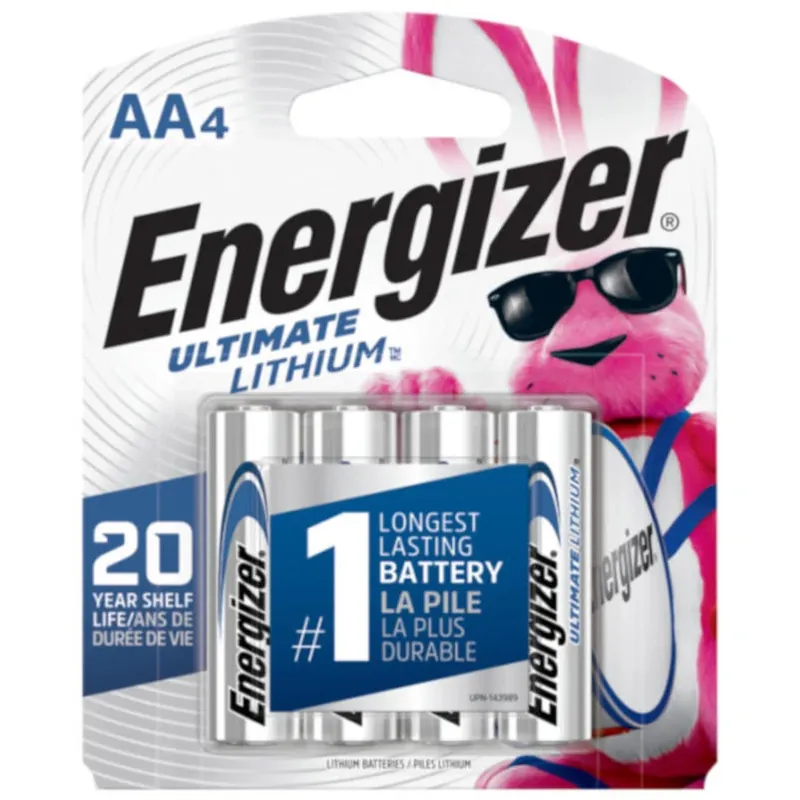 Energizer Ultimate Performance Lithium Aa 1.5 V Camera Battery L91bp-4 4 Pk