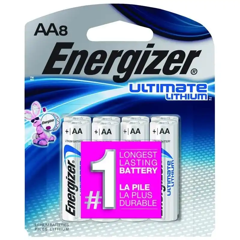 Energizer Ultimate Lithium Aa 1.5 V Battery 8 Pk